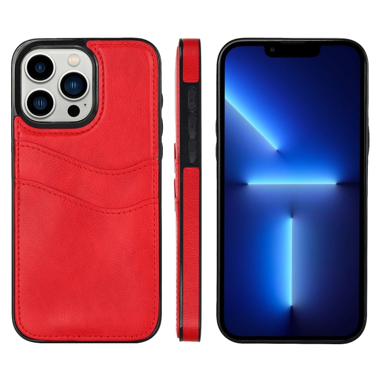 Litchi Leather Skin Card Slots Phone Case, For iPhone 13 Pro, For iPhone 13, For iPhone 12, For iPhone 12 Pro Max, For iPhone 12 Pro, For iPhone 11 Pro Max, For iPhone 11, For iPhone 11 Pro