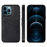 Litchi Leather Skin Card Slots Phone Case, For iPhone 13 Pro, For iPhone 13, For iPhone 12, For iPhone 12 Pro Max, For iPhone 12 Pro, For iPhone 11 Pro Max, For iPhone 11, For iPhone 11 Pro