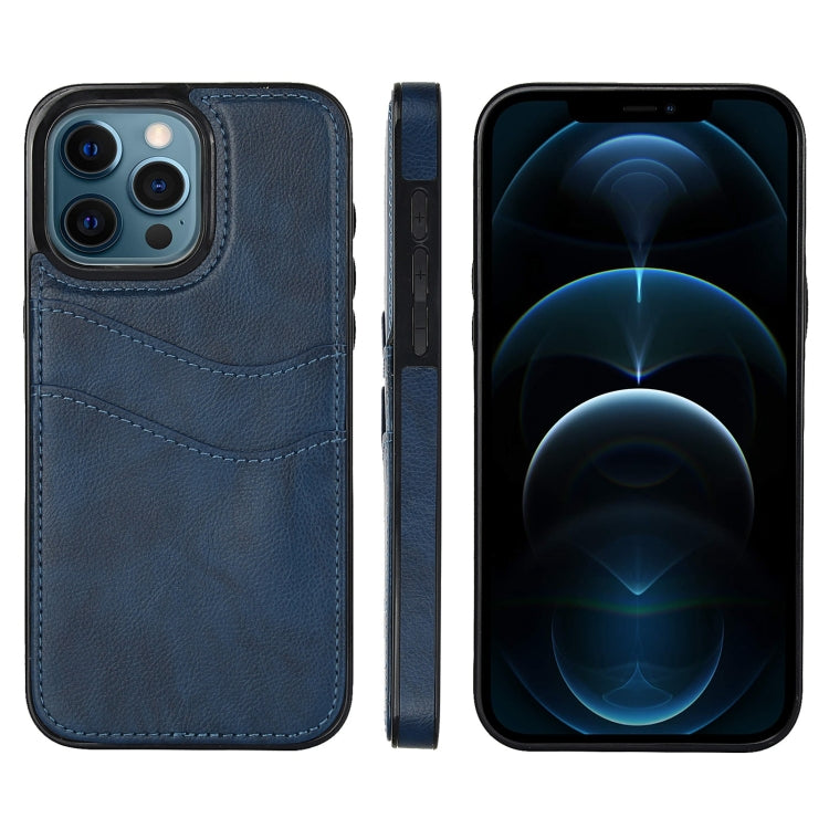 Litchi Leather Skin Card Slots Phone Case, For iPhone 13 Pro, For iPhone 13, For iPhone 12, For iPhone 12 Pro Max, For iPhone 12 Pro, For iPhone 11 Pro Max, For iPhone 11, For iPhone 11 Pro