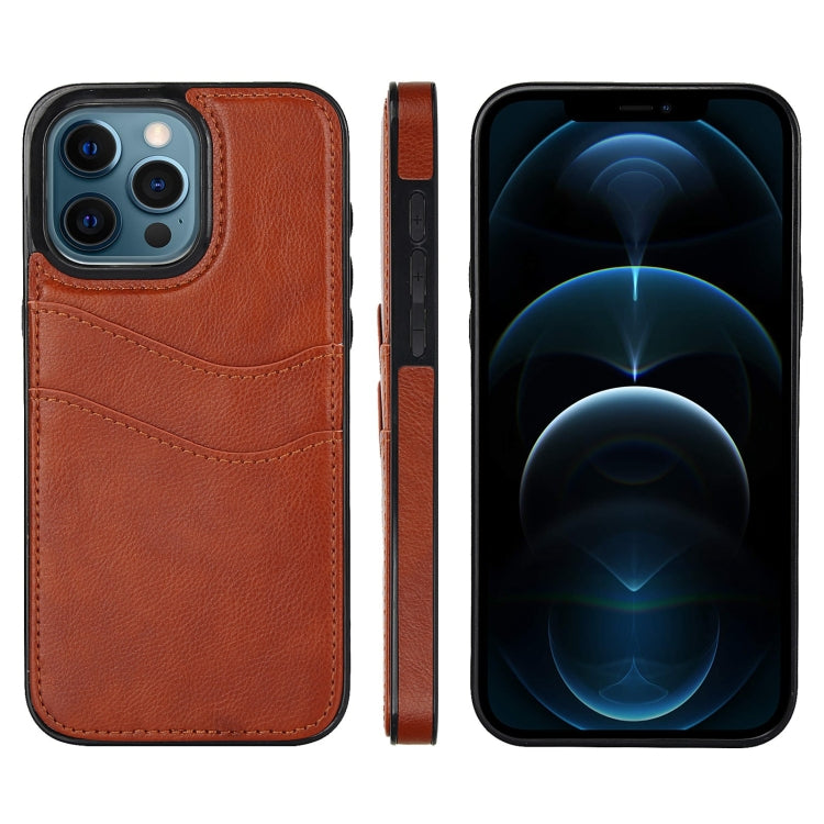 Litchi Leather Skin Card Slots Phone Case, For iPhone 13 Pro, For iPhone 13, For iPhone 12, For iPhone 12 Pro Max, For iPhone 12 Pro, For iPhone 11 Pro Max, For iPhone 11, For iPhone 11 Pro