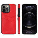 Litchi Leather Skin Card Slots Phone Case, For iPhone 13 Pro, For iPhone 13, For iPhone 12, For iPhone 12 Pro Max, For iPhone 12 Pro, For iPhone 11 Pro Max, For iPhone 11, For iPhone 11 Pro