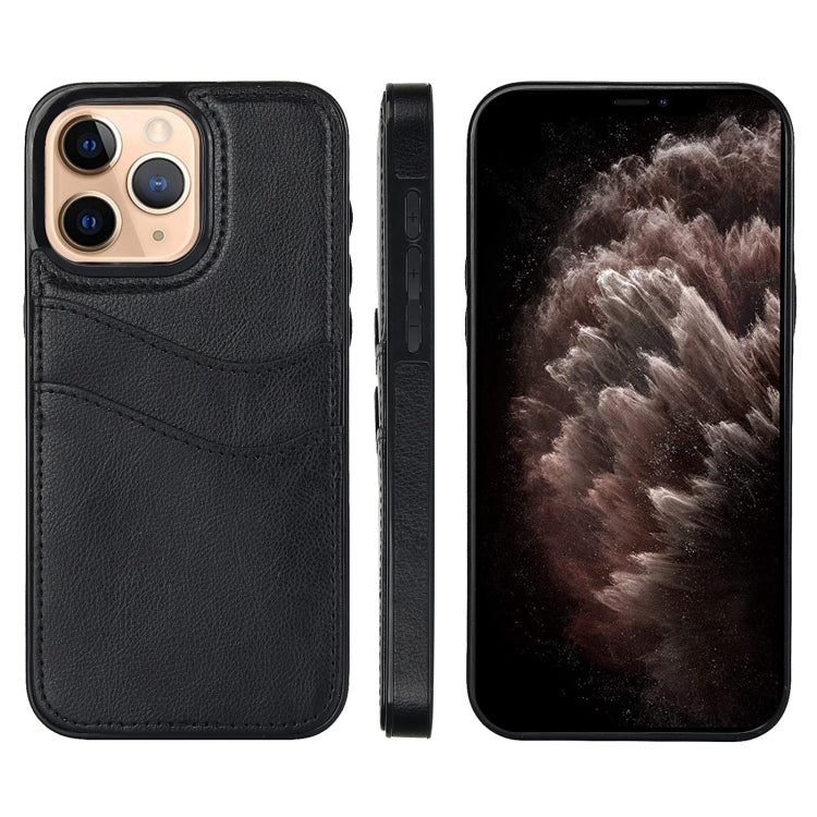 Litchi Leather Skin Card Slots Phone Case, For iPhone 13 Pro, For iPhone 13, For iPhone 12, For iPhone 12 Pro Max, For iPhone 12 Pro, For iPhone 11 Pro Max, For iPhone 11, For iPhone 11 Pro