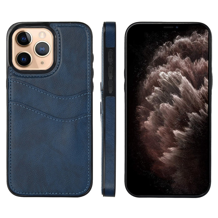 Litchi Leather Skin Card Slots Phone Case, For iPhone 13 Pro, For iPhone 13, For iPhone 12, For iPhone 12 Pro Max, For iPhone 12 Pro, For iPhone 11 Pro Max, For iPhone 11, For iPhone 11 Pro