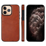Litchi Leather Skin Card Slots Phone Case, For iPhone 13 Pro, For iPhone 13, For iPhone 12, For iPhone 12 Pro Max, For iPhone 12 Pro, For iPhone 11 Pro Max, For iPhone 11, For iPhone 11 Pro