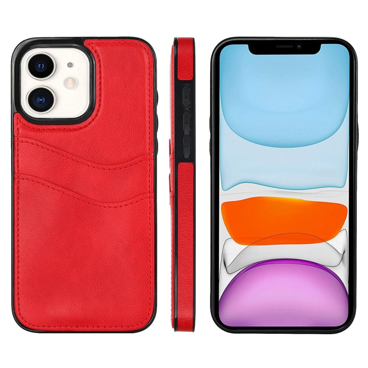 Litchi Leather Skin Card Slots Phone Case, For iPhone 13 Pro, For iPhone 13, For iPhone 12, For iPhone 12 Pro Max, For iPhone 12 Pro, For iPhone 11 Pro Max, For iPhone 11, For iPhone 11 Pro