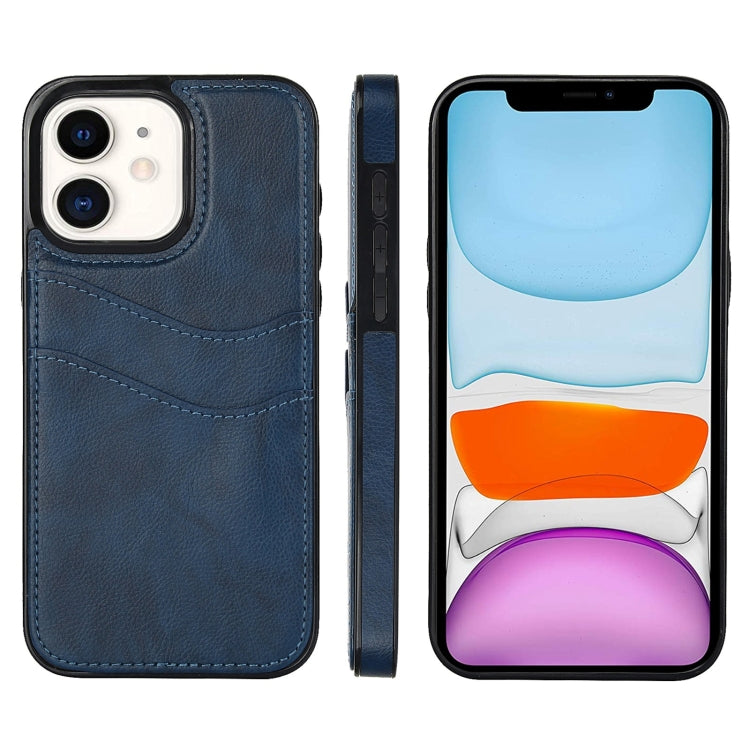 Litchi Leather Skin Card Slots Phone Case, For iPhone 13 Pro, For iPhone 13, For iPhone 12, For iPhone 12 Pro Max, For iPhone 12 Pro, For iPhone 11 Pro Max, For iPhone 11, For iPhone 11 Pro