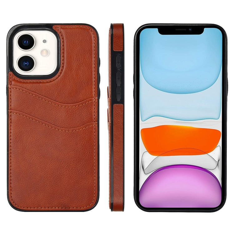 Litchi Leather Skin Card Slots Phone Case, For iPhone 13 Pro, For iPhone 13, For iPhone 12, For iPhone 12 Pro Max, For iPhone 12 Pro, For iPhone 11 Pro Max, For iPhone 11, For iPhone 11 Pro