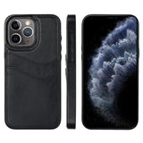 Litchi Leather Skin Card Slots Phone Case, For iPhone 13 Pro, For iPhone 13, For iPhone 12, For iPhone 12 Pro Max, For iPhone 12 Pro, For iPhone 11 Pro Max, For iPhone 11, For iPhone 11 Pro