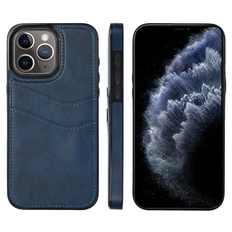 Litchi Leather Skin Card Slots Phone Case, For iPhone 13 Pro, For iPhone 13, For iPhone 12, For iPhone 12 Pro Max, For iPhone 12 Pro, For iPhone 11 Pro Max, For iPhone 11, For iPhone 11 Pro