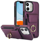Elastic Card Bag Ring Holder Phone Case, For iPhone 13, For iPhone 12, For iPhone 12 Pro Max, For iPhone 12 Pro, For iPhone 11 Pro Max, For iPhone 11, For iPhone 11 Pro