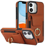 Elastic Card Bag Ring Holder Phone Case, For iPhone 13, For iPhone 12, For iPhone 12 Pro Max, For iPhone 12 Pro, For iPhone 11 Pro Max, For iPhone 11, For iPhone 11 Pro