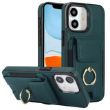 Elastic Card Bag Ring Holder Phone Case, For iPhone 13, For iPhone 12, For iPhone 12 Pro Max, For iPhone 12 Pro, For iPhone 11 Pro Max, For iPhone 11, For iPhone 11 Pro