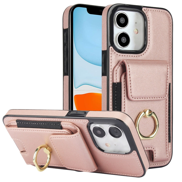 Elastic Card Bag Ring Holder Phone Case, For iPhone 13, For iPhone 12, For iPhone 12 Pro Max, For iPhone 12 Pro, For iPhone 11 Pro Max, For iPhone 11, For iPhone 11 Pro