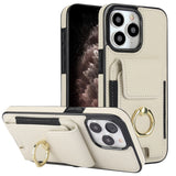 Elastic Card Bag Ring Holder Phone Case, For iPhone 13, For iPhone 12, For iPhone 12 Pro Max, For iPhone 12 Pro, For iPhone 11 Pro Max, For iPhone 11, For iPhone 11 Pro