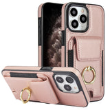 Elastic Card Bag Ring Holder Phone Case, For iPhone 13, For iPhone 12, For iPhone 12 Pro Max, For iPhone 12 Pro, For iPhone 11 Pro Max, For iPhone 11, For iPhone 11 Pro