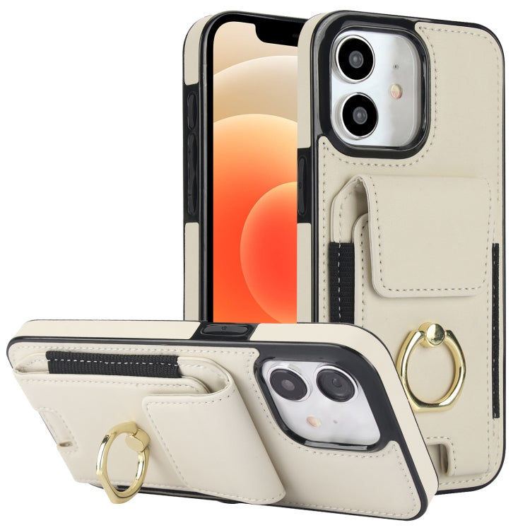 Elastic Card Bag Ring Holder Phone Case, For iPhone 13, For iPhone 12, For iPhone 12 Pro Max, For iPhone 12 Pro, For iPhone 11 Pro Max, For iPhone 11, For iPhone 11 Pro