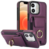Elastic Card Bag Ring Holder Phone Case, For iPhone 13, For iPhone 12, For iPhone 12 Pro Max, For iPhone 12 Pro, For iPhone 11 Pro Max, For iPhone 11, For iPhone 11 Pro
