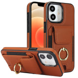 Elastic Card Bag Ring Holder Phone Case, For iPhone 13, For iPhone 12, For iPhone 12 Pro Max, For iPhone 12 Pro, For iPhone 11 Pro Max, For iPhone 11, For iPhone 11 Pro