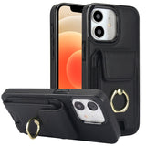 Elastic Card Bag Ring Holder Phone Case, For iPhone 13, For iPhone 12, For iPhone 12 Pro Max, For iPhone 12 Pro, For iPhone 11 Pro Max, For iPhone 11, For iPhone 11 Pro