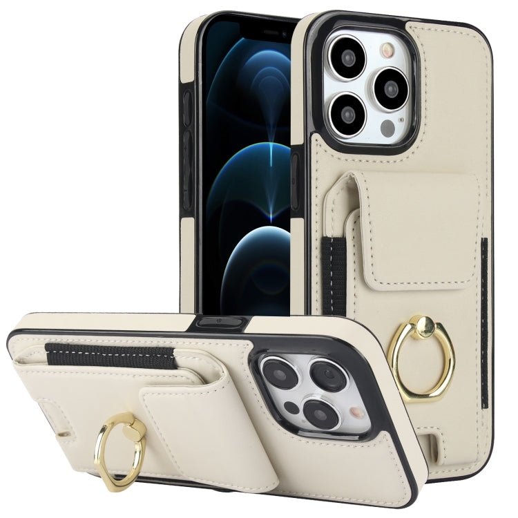 Elastic Card Bag Ring Holder Phone Case, For iPhone 13, For iPhone 12, For iPhone 12 Pro Max, For iPhone 12 Pro, For iPhone 11 Pro Max, For iPhone 11, For iPhone 11 Pro