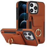 Elastic Card Bag Ring Holder Phone Case, For iPhone 13, For iPhone 12, For iPhone 12 Pro Max, For iPhone 12 Pro, For iPhone 11 Pro Max, For iPhone 11, For iPhone 11 Pro