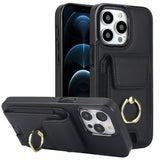 Elastic Card Bag Ring Holder Phone Case, For iPhone 13, For iPhone 12, For iPhone 12 Pro Max, For iPhone 12 Pro, For iPhone 11 Pro Max, For iPhone 11, For iPhone 11 Pro