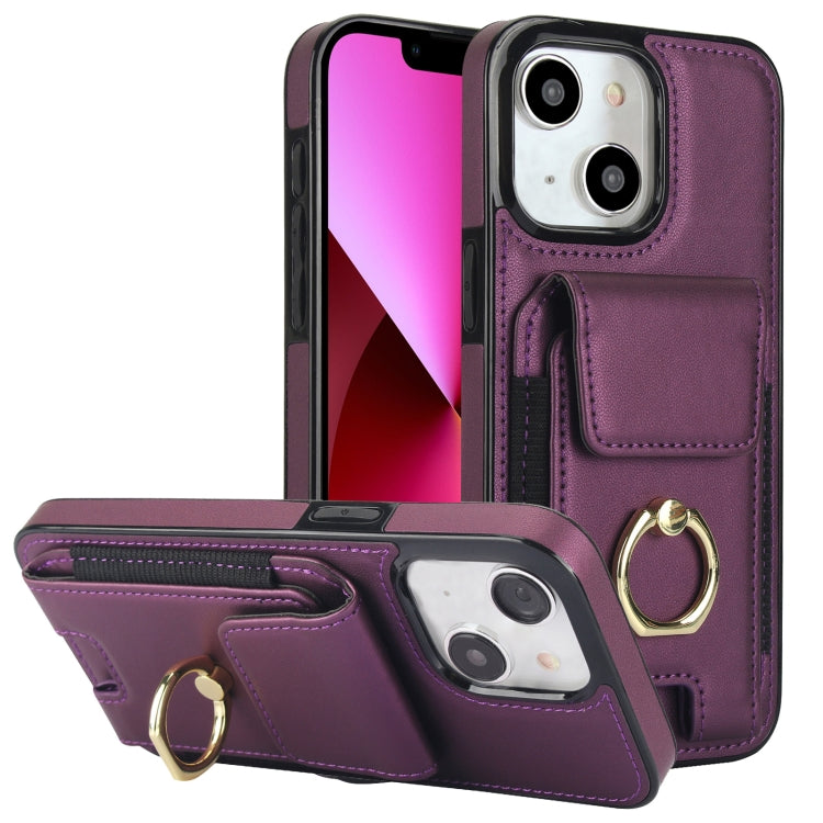 Elastic Card Bag Ring Holder Phone Case, For iPhone 13, For iPhone 12, For iPhone 12 Pro Max, For iPhone 12 Pro, For iPhone 11 Pro Max, For iPhone 11, For iPhone 11 Pro