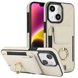 Elastic Card Bag Ring Holder Phone Case, For iPhone 15 Pro Max, For iPhone 15 Pro, For iPhone 15, For iPhone 14, For iPhone 14 Pro, For iPhone 14 Pro Max, For iPhone 13 Pro Max, For iPhone 13 Pro