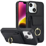 Elastic Card Bag Ring Holder Phone Case, For iPhone 15 Pro Max, For iPhone 15 Pro, For iPhone 15, For iPhone 14, For iPhone 14 Pro, For iPhone 14 Pro Max, For iPhone 13 Pro Max, For iPhone 13 Pro