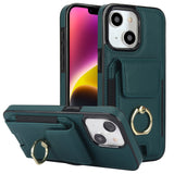 Elastic Card Bag Ring Holder Phone Case, For iPhone 15 Pro Max, For iPhone 15 Pro, For iPhone 15, For iPhone 14, For iPhone 14 Pro, For iPhone 14 Pro Max, For iPhone 13 Pro Max, For iPhone 13 Pro