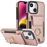 Elastic Card Bag Ring Holder Phone Case, For iPhone 15 Pro Max, For iPhone 15 Pro, For iPhone 15, For iPhone 14, For iPhone 14 Pro, For iPhone 14 Pro Max, For iPhone 13 Pro Max, For iPhone 13 Pro