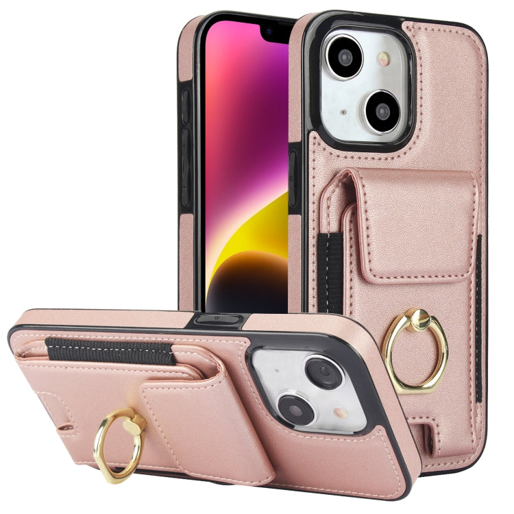 Elastic Card Bag Ring Holder Phone Case, For iPhone 15 Pro Max, For iPhone 15 Pro, For iPhone 15, For iPhone 14, For iPhone 14 Pro, For iPhone 14 Pro Max, For iPhone 13 Pro Max, For iPhone 13 Pro