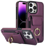Elastic Card Bag Ring Holder Phone Case, For iPhone 15 Pro Max, For iPhone 15 Pro, For iPhone 15, For iPhone 14, For iPhone 14 Pro, For iPhone 14 Pro Max, For iPhone 13 Pro Max, For iPhone 13 Pro