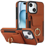 Elastic Card Bag Ring Holder Phone Case, For iPhone 15 Pro Max, For iPhone 15 Pro, For iPhone 15, For iPhone 14, For iPhone 14 Pro, For iPhone 14 Pro Max, For iPhone 13 Pro Max, For iPhone 13 Pro