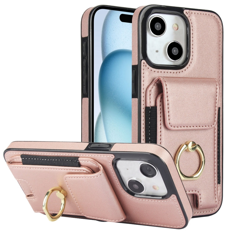 Elastic Card Bag Ring Holder Phone Case, For iPhone 15 Pro Max, For iPhone 15 Pro, For iPhone 15, For iPhone 14, For iPhone 14 Pro, For iPhone 14 Pro Max, For iPhone 13 Pro Max, For iPhone 13 Pro