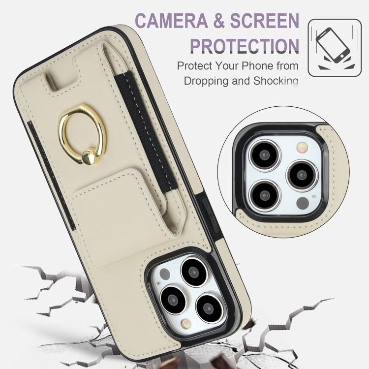 Elastic Card Bag Ring Holder Phone Case, For iPhone 15 Pro Max, For iPhone 15 Pro, For iPhone 15, For iPhone 14, For iPhone 14 Pro, For iPhone 14 Pro Max, For iPhone 13 Pro Max, For iPhone 13 Pro