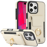 Elastic Card Bag Ring Holder Phone Case, For iPhone 17 Pro Max, For iPhone 17 Pro, For iPhone 17, For iPhone Air, For iPhone 16 Pro Max, For iPhone 16 Pro, For iPhone 16 Plus, For iPhone 16