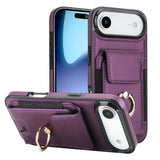 Elastic Card Bag Ring Holder Phone Case, For iPhone 17 Pro Max, For iPhone 17 Pro, For iPhone 17, For iPhone Air, For iPhone 16 Pro Max, For iPhone 16 Pro, For iPhone 16 Plus, For iPhone 16