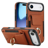 Elastic Card Bag Ring Holder Phone Case, For iPhone 17 Pro Max, For iPhone 17 Pro, For iPhone 17, For iPhone Air, For iPhone 16 Pro Max, For iPhone 16 Pro, For iPhone 16 Plus, For iPhone 16