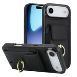 Elastic Card Bag Ring Holder Phone Case, For iPhone 17 Pro Max, For iPhone 17 Pro, For iPhone 17, For iPhone Air, For iPhone 16 Pro Max, For iPhone 16 Pro, For iPhone 16 Plus, For iPhone 16