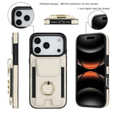 Elastic Card Bag Ring Holder Phone Case, For iPhone 17 Pro Max, For iPhone 17 Pro, For iPhone 17, For iPhone Air, For iPhone 16 Pro Max, For iPhone 16 Pro, For iPhone 16 Plus, For iPhone 16