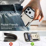 Elastic Card Bag Ring Holder Phone Case, For iPhone 17 Pro Max, For iPhone 17 Pro, For iPhone 17, For iPhone Air, For iPhone 16 Pro Max, For iPhone 16 Pro, For iPhone 16 Plus, For iPhone 16