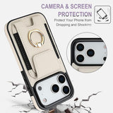 Elastic Card Bag Ring Holder Phone Case, For iPhone 17 Pro Max, For iPhone 17 Pro, For iPhone 17, For iPhone Air, For iPhone 16 Pro Max, For iPhone 16 Pro, For iPhone 16 Plus, For iPhone 16