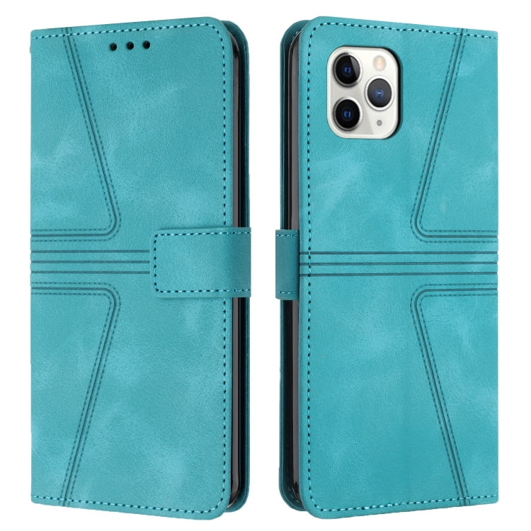 Triangle Solid Color Leather Phone Case, For iPhone 11 Pro