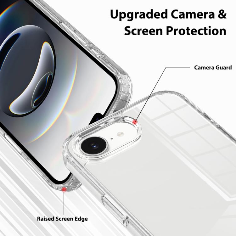 Scratchproof Acrylic TPU Phone Case, For iPhone 17e / 16e, For iPhone 17 Pro Max, For iPhone 17 Pro, For iPhone 17, For iPhone Air, For iPhone 16 Pro Max, For iPhone 16 Pro, For iPhone 16 Plus, For iPhone 16