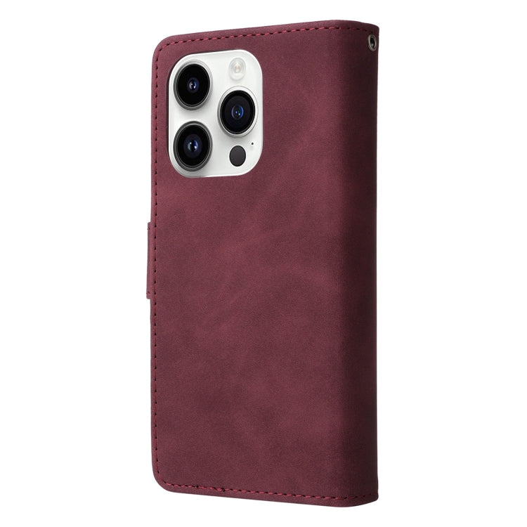 Multifunctional Multi-Card Wallet Phone Leather Case, For iPhone 15 Pro, For iPhone 15 Plus, For iPhone 15