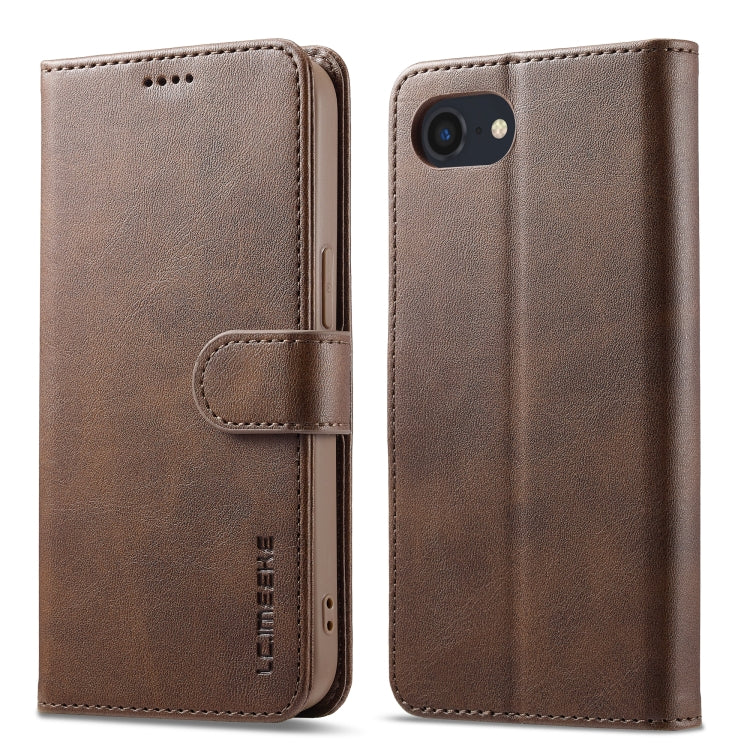 LC.IMEEKE Calf Texture Horizontal Flip Leather Case, For iPhone 16e / 17e, For iPhone 17 Pro Max, For iPhone 17 Pro, For iPhone 17, For iPhone Air, For iPhone 16 Pro Max