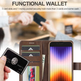 LC.IMEEKE Calf Texture Horizontal Flip Leather Case, For iPhone 16e / 17e, For iPhone 17 Pro Max, For iPhone 17 Pro, For iPhone 17, For iPhone Air, For iPhone 16 Pro Max