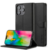 LC.IMEEKE Calf Texture Horizontal Flip Leather Case, For iPhone 16e / 17e, For iPhone 17 Pro Max, For iPhone 17 Pro, For iPhone 17, For iPhone Air, For iPhone 16 Pro Max
