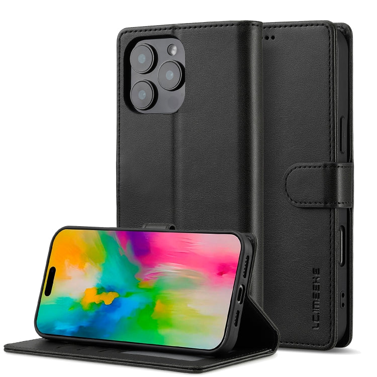 LC.IMEEKE Calf Texture Horizontal Flip Leather Case, For iPhone 16e / 17e, For iPhone 17 Pro Max, For iPhone 17 Pro, For iPhone 17, For iPhone Air, For iPhone 16 Pro Max